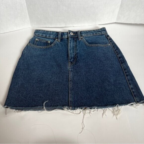 Zara Authentic Denim by TRF jean denim mini 5 pocket style skirt - Picture 1 of 12